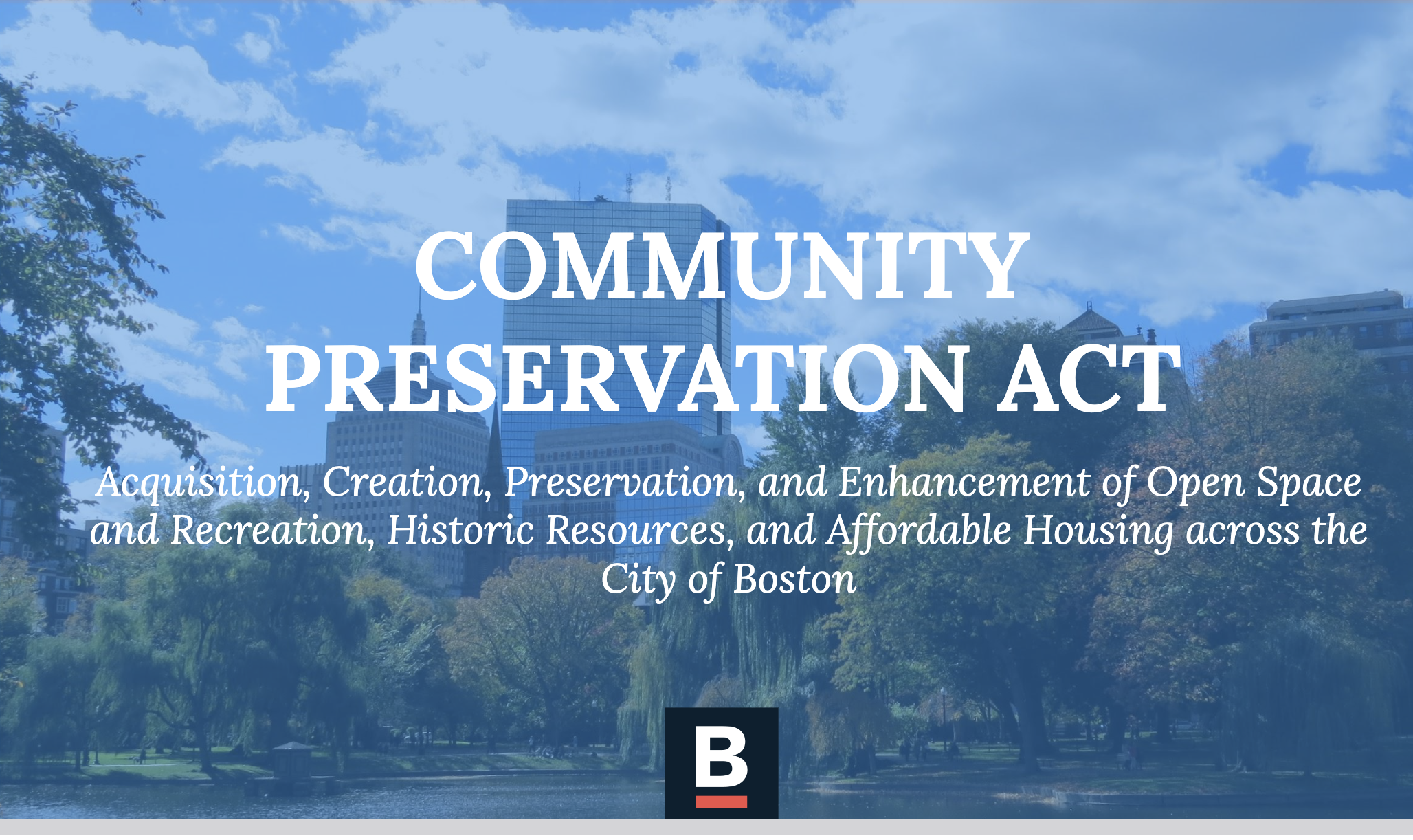 Community Preservation Act 2024